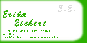 erika eichert business card